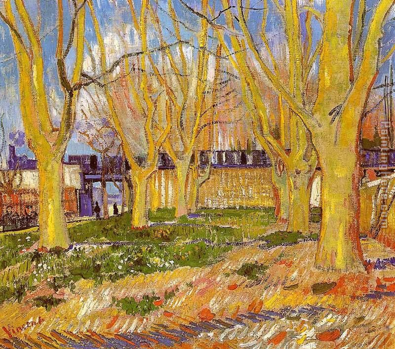 Vincent van Gogh Avenue of Plane Trees near Arles Station